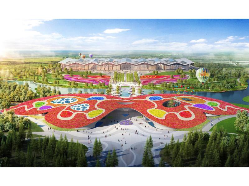 花海映崇明，盛事待君臨——倒計(jì)時(shí)307天，第十屆中國花博會(huì)即將綻放生態(tài)園